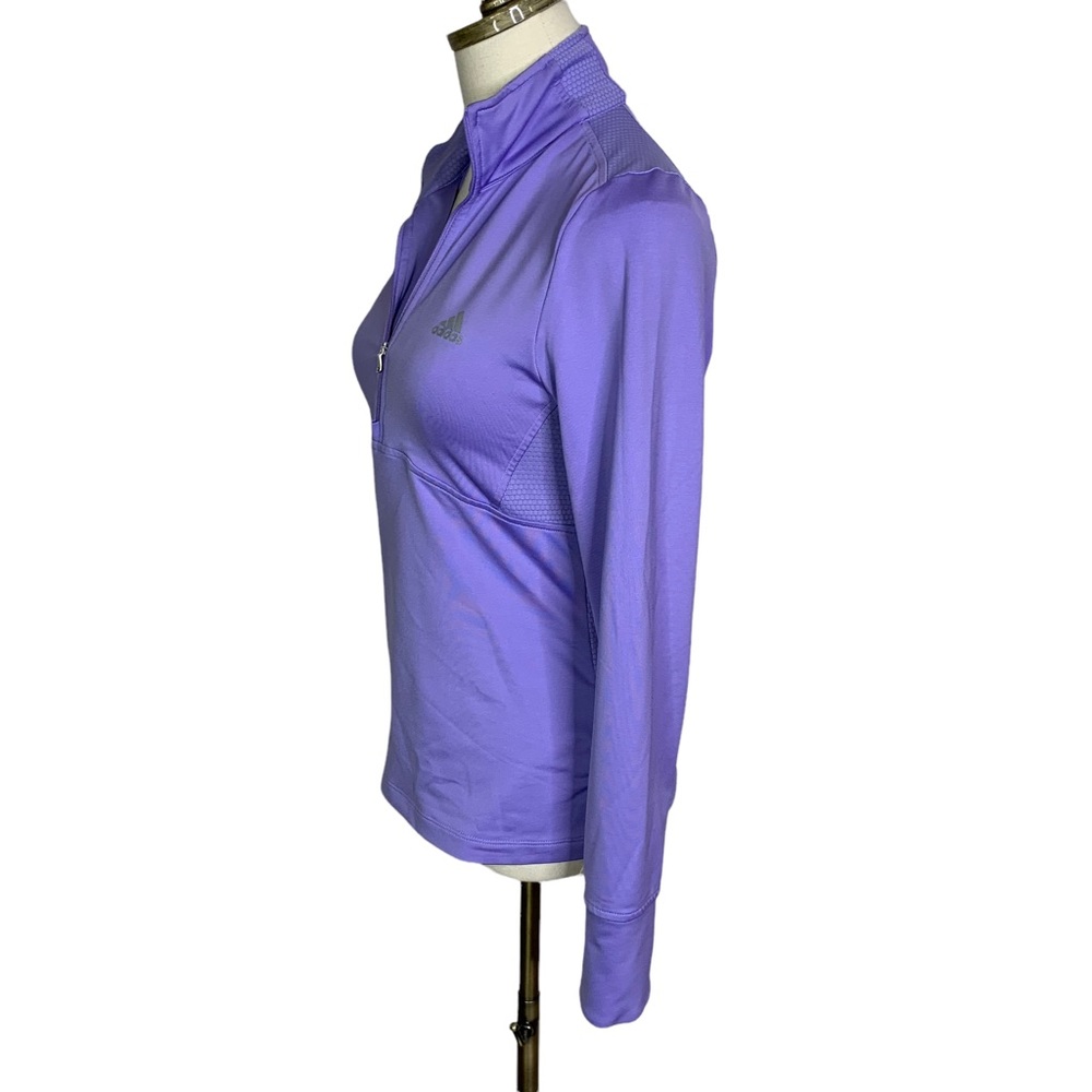 Adidas Softshell ½ Zip Pullover Jacket Small Lave… - image 5